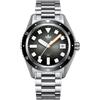 PHOIBOS Argo PY052C Orologio Diver Spiral Sunray Gray Bracciale Acciaio