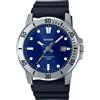 CASIO Collection MTP-VD01-2E Orologio Quarzo Bracciale Gomma Diver Style