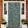 vidaXL Tenda Antimosche Verde e Bianca 90x200 cm in Ciniglia