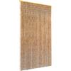 vidaXL Tenda Antimosche per Porte in Bambù 100x220 cm