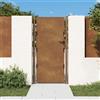 vidaXL Cancello da Giardino 105x205 cm in Acciaio Corten