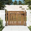 vidaXL Cancello da Giardino 105x80 cm in Acciaio Corten Design Bambù