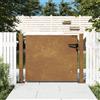 vidaXL Cancello da Giardino 105x80 cm in Acciaio Corten