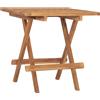 VidaXL Tavolo da Giardino Pieghevole 50x50x50 cm in Massello di Teak