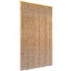 vidaXL Tenda Antimosche per Porte in Bambù 120x220 cm