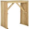 vidaXL Tavolo da Bar 100x60x110 cm in Legno di Pino Impregnato