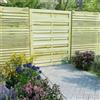 vidaXL Cancello da Giardino Legno di Pino Impregnato 100x125 cm Verde