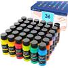 INK LAB Set di Colori Acrilici 36 Colori Atossici Pittura Acrilica per Dipingere