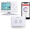 Plikc Termostato ambiente digitale SKI 2 RFW (Bianco Wifi Wireless)