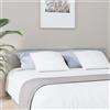 vidaXL Testiera Letto Grigio Cemento 200x1,5x80cm in Legno Multistrato