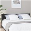 vidaXL Testiera per Letto Nera 200x1,5x80 cm in Legno Multistrato