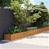 vidaXL Fioriera Rialzata da Giardino 770x50x36 cm in Acciaio Corten