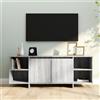 vidaXL Mobile Porta TV Grigio Sonoma 130x35x50 cm in Truciolato