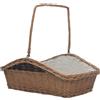 vidaXL Cesta Legna da Ardere con Manico 61,5x46,5x58cm Marrone Salice