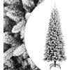 VidaXL Albero di Natale Artificiale con Neve Floccata 210 cm PVC e PE