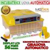 MGIDEA INCUBATRICE 56PLUS POSTI AUTOMATICA GIRAUOVA IGROMETRO SVEZZAMENTO DA 1 A56 LCD