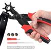 XOOL Pinza Fustellatrice Rotante Pinza Buchi Cintura Buca Cinture Fustellatrice