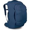 Osprey Farpoint Zaino da viaggio uomo, 70L, Cascade Blue-Torrent Blue