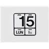 Danese Milano Formosa calendario perpetuo da parete design Enzo Mari 1963