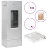 vidaXL Forno Affumicatore BBQ Generatore Fumo Freddo Acciaio Zincato