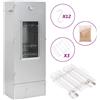vidaXL Forno Affumicatore BBQ Generatore Fumo Freddo Acciaio Zincato