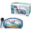 Lexibook, Disney Stitch, Altoparlante luminoso senza fili con microfono, suono stereo, funzione Karaoke, Blu, BTP585DZLXB