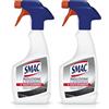 Smac - Sgrassatore Spray per Superfici Moderne e Delicate, Detergente per Casa e Cucina, 500ml (Confezione da 2)