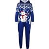 A2Z 4 Kids® Tuta Intera Fleece Per Bambini Con Motivo Di Neve Di Natale A2Z 5-13 Anni