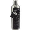 Paladone borraccia acciaio inox Star Wars 500 ml doppia parete nero argento