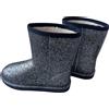 A2Z 4 Kids Ragazze & Donna Caldo Inverno Stivali Glitter Impermeabile Blu Navy