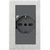 4BX presa schuko smart WiFi compatib BTicino Living Now Nera- 4Box P40S 4BP40S.KG
