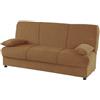 Divano Letto 3 Posti 190x81x90 Con Contenitore Cosy Bacos Mattone