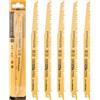 TOOLMAYS Set di 5 Lame Gattuccio per Legno 230 mm 5TPI Lame per Sega a Gattuccio