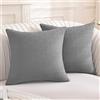 2 Pezzi Federe Cuscini Divano 50X50, Fodere Cuscini Minimalista Colorato, Copric