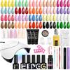 PHOENIXY POLYGEL PHOENIXY 43PCS Kit Unghie Gel Completo Con Lampada UV 20 Colori Smalto