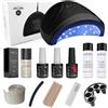 ALTÉAX kit Semipermanente Unghie Professionale MesaudaMNP Starter Kit Gel Polish 8ml