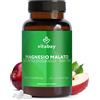 Vitabay Magnesio Malato 1000 mg 180 Compresse Vegane Alta concentrazione con 450