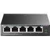 TP-Link TP Link TL SG1005LP Switch Gigabit Ethernet 5 Porte con 4 Porte PoE Fino a 40 W