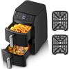TopStrong Friggitrice ad Aria Doppio Cestello 11 Litri Verticale Air Fryer 2