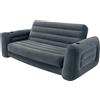 INTEX 66552NP - PULL-OUT SOFA GONFIABILE POLTRONA DIVANO LETTO PVC GRIGIO