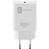 Cellular Line Caricabatterie USB Type-C CHARGER 20W Power Delivery White