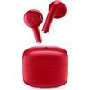 Cellular Line Auricolari microfono bluetooth MUSIC SOUND Swag Tws Rosso