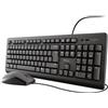 Trust Primo Set tastiera e mouse connessione USB
