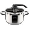 Lagostina Pentola pressione Inox (5Lt) BRIOSA LAGOEASY'UP Cromo lucido