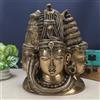 Kart Grande Statua Figurina Di Shiva A Tre Facce Con Shiva Gauri Mukhalingam Parvati