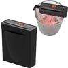 OLYMPIA PS 36 Pro Distruggidocumenti nero| Trituratore carta con taglio a strisce 6 mm | Trituratore per la casa | Shredder Paper Shredder Paper Shredder | Con inserto universale