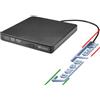 Sandberg Masterizzatore DVD Esterno USB-C USB-A Sandberg Lettore CD DVD Slim per PC Mac