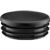 Tappo Alettato Tondo 60 Mm Nero 4 Pezzi - Tappi a Lamelle Rotondi 60Mm per Tubo