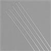 Asta Tonda In Acrilico Trasparente Trasparente 2x250mm Da 5 Pezzi