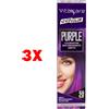 Vitalcare 3 X Vitalcare Vivid Color Purple Colorazione Capelli Tinta Semi Permanente 100